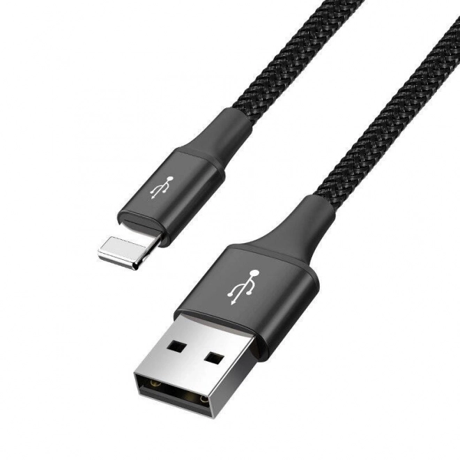 Baseus hiter USB kabel 4v1 2xUSB-C / Lightning / Micro 3,5A 1,2m - črna