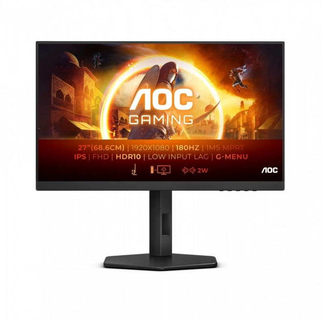 Igralni monitor 27 palcev IPS 180Hz s HDMI in pivotom