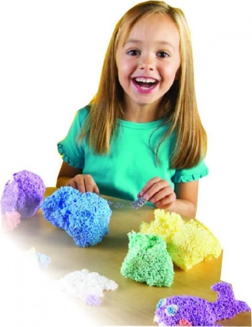PlayFoam® Kroglična modelina/plastelina 4 barve na kartonu 19,5x27x3cm