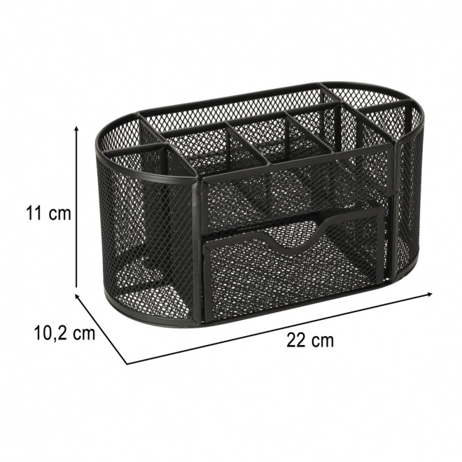 Kovinski organizator za mizo s 9 predelki
