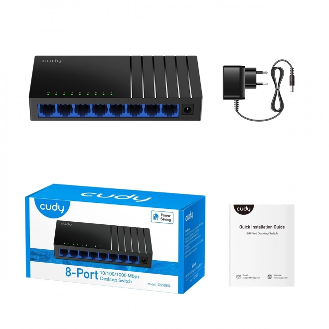 Gigabitno stikalo Cudy GS108D 8 vrat