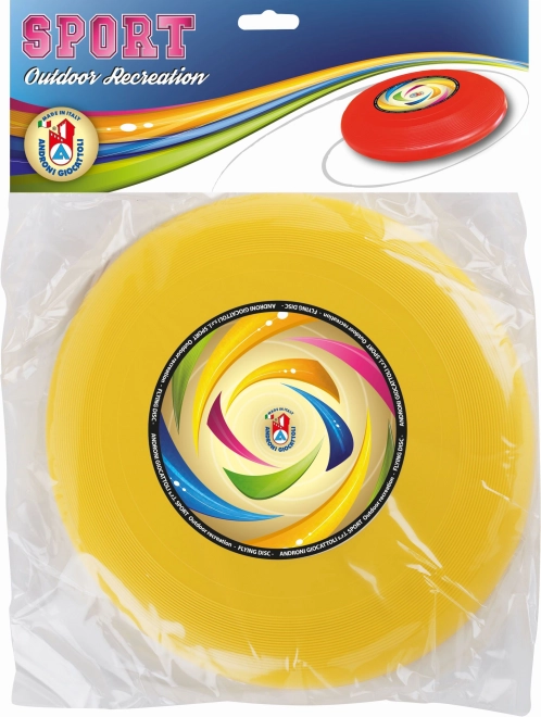 Androni Leteči disk - premer 23 cm, rumen