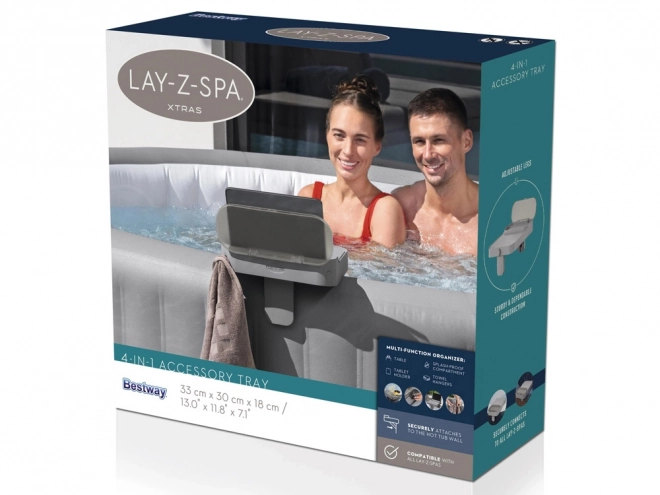 Bestway večnamenska polica za masažne bazene Lay-Z-Spa