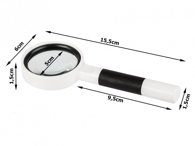 Klasična lupa za branje 50 mm 7x