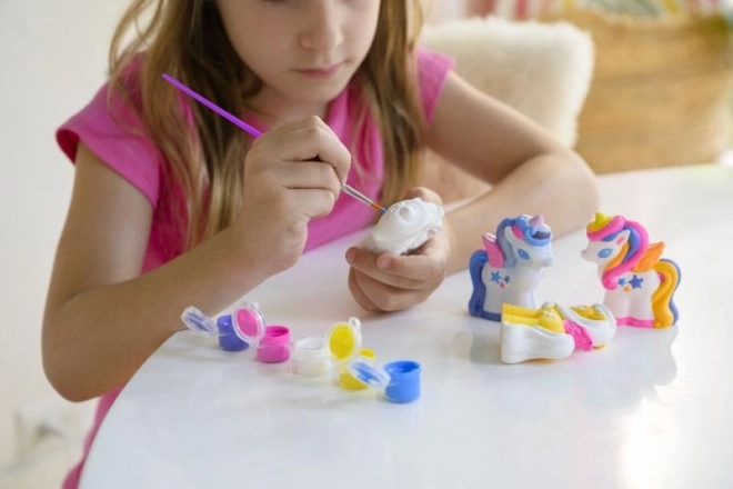 izdelava in barvanje bleščeči samorog 3D od 4M