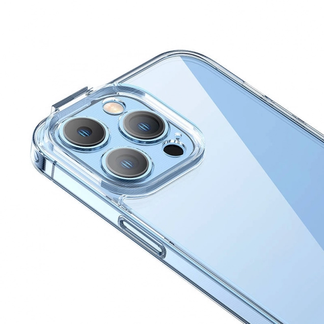 prozorna torbica in kaljeno steklo za iPhone 14 Plus Baseus SuperCeramic