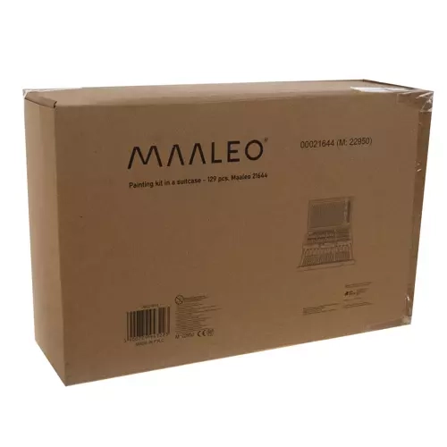 Komplet slikarski komplet v kovčku - 128 kos Maaleo 21644