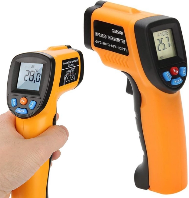 Brezstični infrardeči laserski termometer (pirometer) −50 do +550 °C