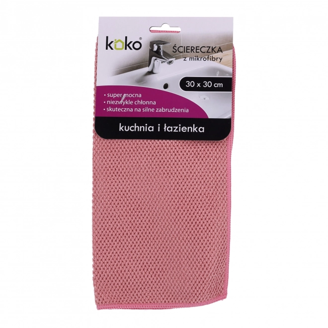 Mikrovlakenska krpa KOKO za kuhinjo in kopalnico, velikost 30x30
