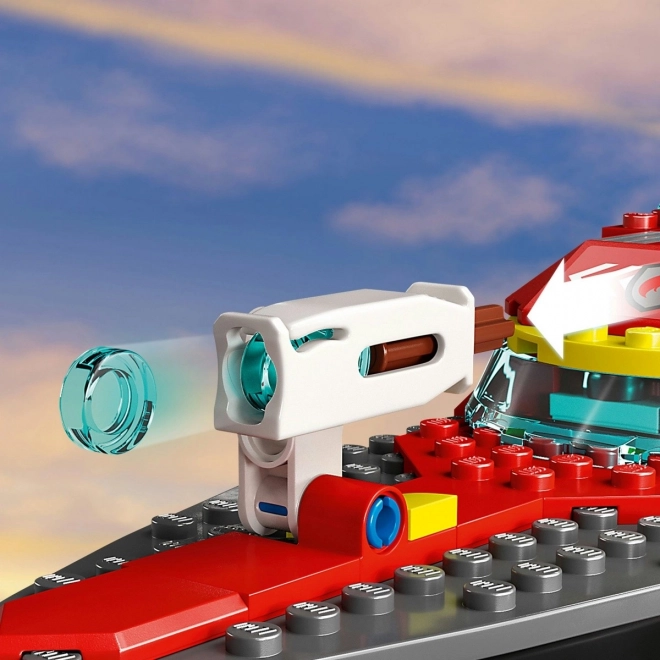 LEGO® City 60373 Gasilska reševalna ladja in čoln