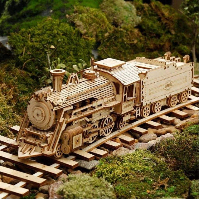 Lokomotiva - Parni Express - 3D lesena sestavljanka