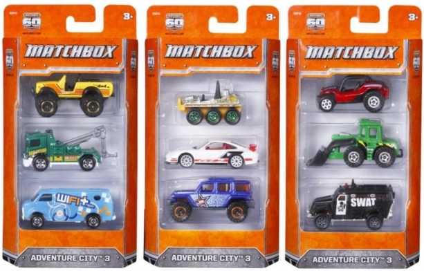 Matchbox set 3 avtomobilčkov