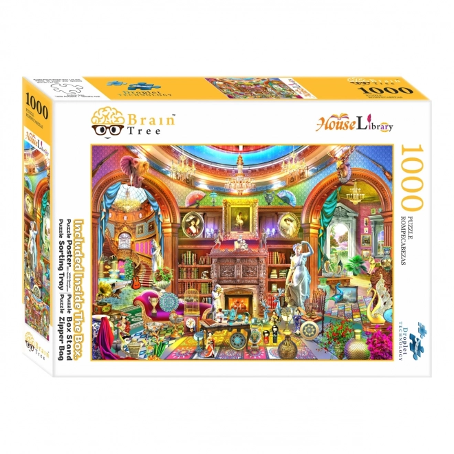 Brain Tree Puzzle Domača knjižnica 1000 kosov