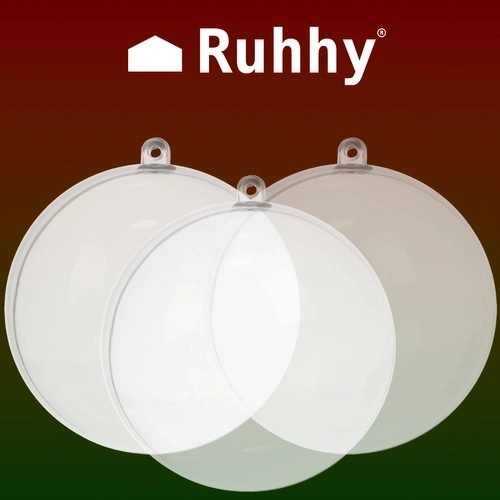 Prozorne okraske 10 cm - set 5 kosov Ruhhy 22276