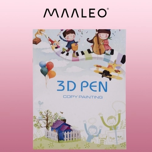 Knjiga Šablon za 3D Pisalo Maaleo 22734