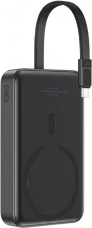 Baseus Mini magnetna powerbanka 10000 mAh 30 W Bayern edition – črna