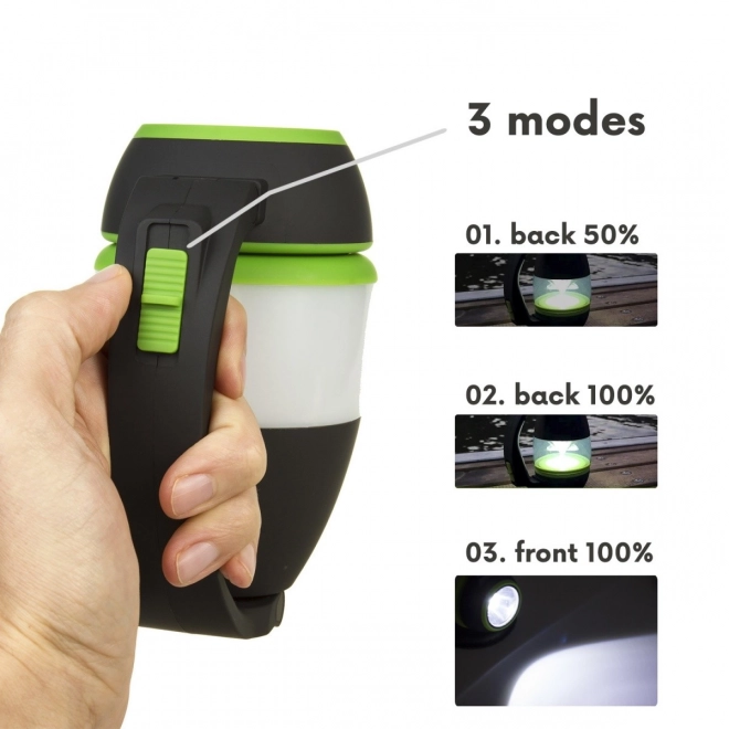 LED kamp svetilka 3 v 1 namizna svetilka funkcija powerbank MCE298