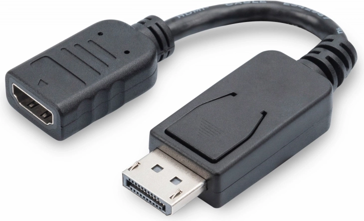 Adapter DisplayPort na HDMI, 1080p 60 Hz, črn, 0,15 m