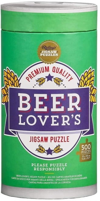 Ridley's Igre Puzzle za ljubitelje piva, 500 kosov