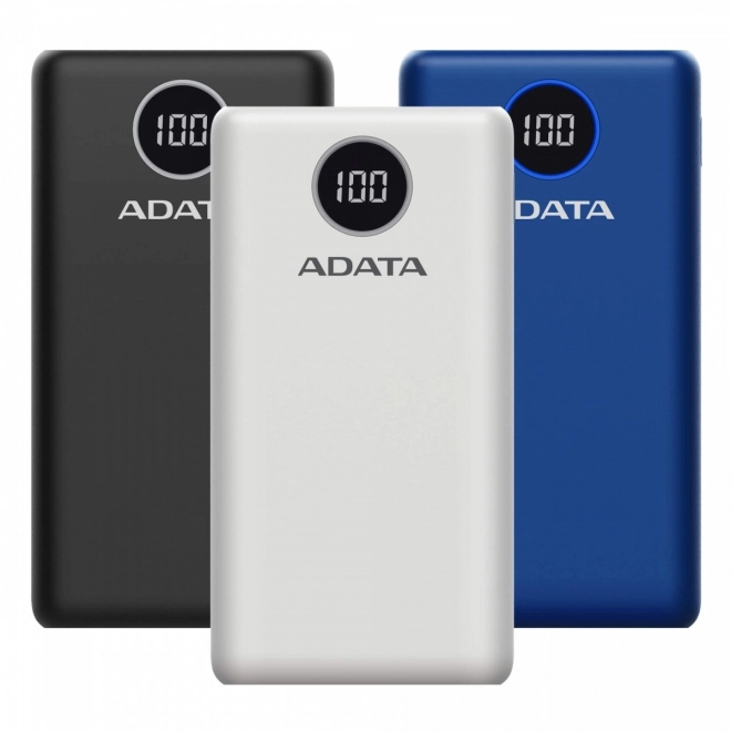 Powerbanka P20000QCD 20000mAh bela QC/PD