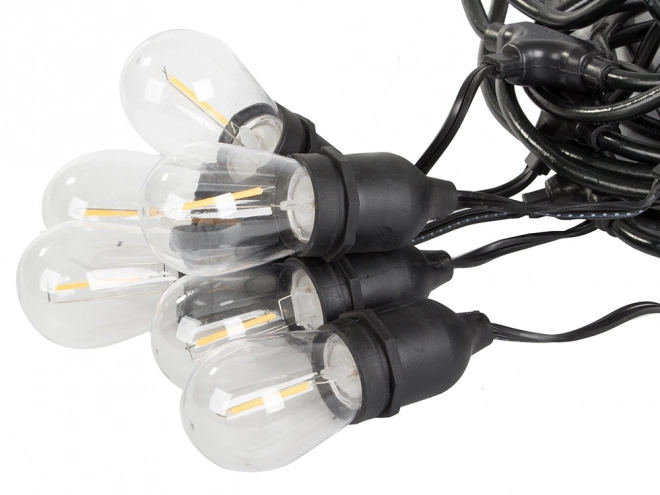Vrtna svetlobna girlanda GARDEN GIRL, 10 LED žarnic E27, 10 m, IP44