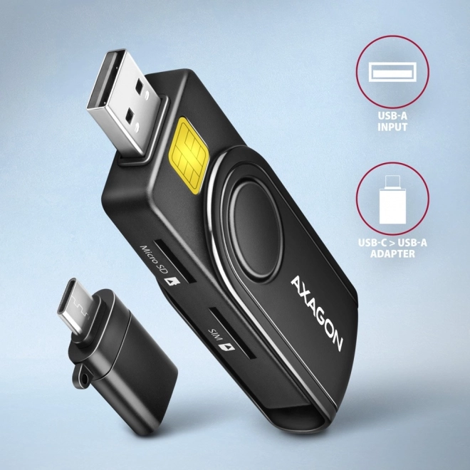 CRE-SMP2A ID in SD/microSD/SIM kartica PocketReader USB