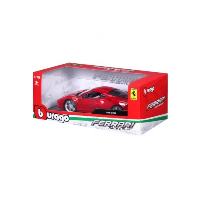 Kovinski avto Ferrari 488 GTB rdeč