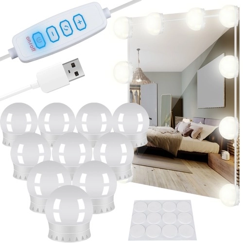 LED svetilke za ogledala/toaletne mizice - 10 kos.