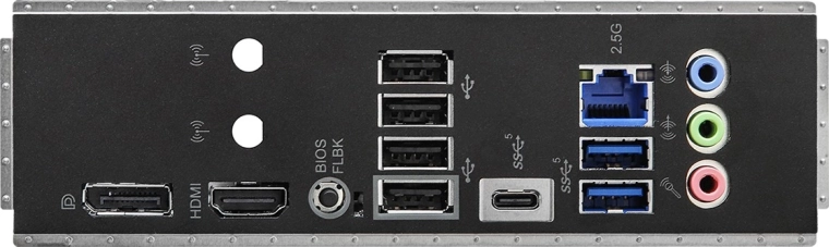 Široka povezljivost: USB‑C, 2,5GbE, HDMI in DisplayPort