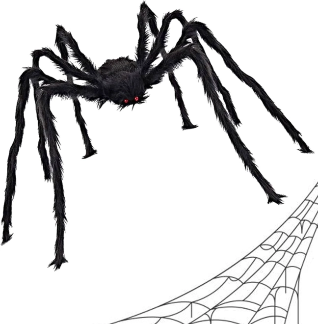 Velikanska halloweenska dekoracija pajek