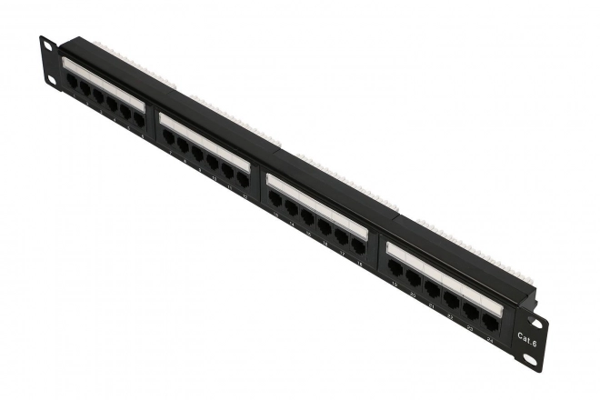 Patchpanel 24 priključkov Cat6 UTP V2