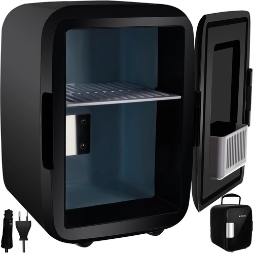 Potovalni mini hladilnik 4 l – črna