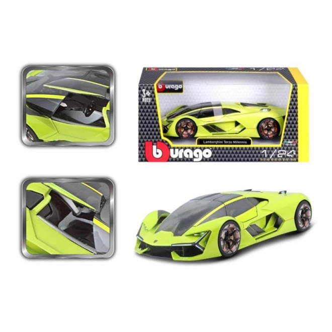 Bburago 1:24 Lamborghini Terzo Millenio Zeleno