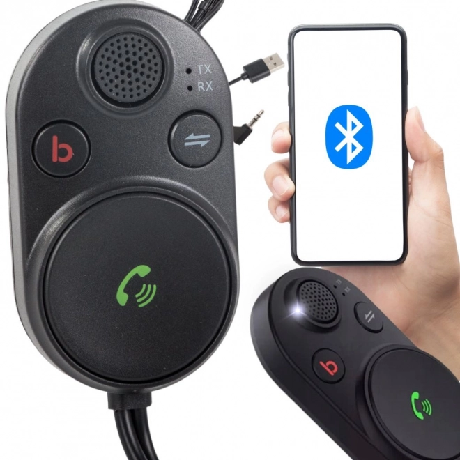 Bluetooth adapter za avto z ojačevalcem basov