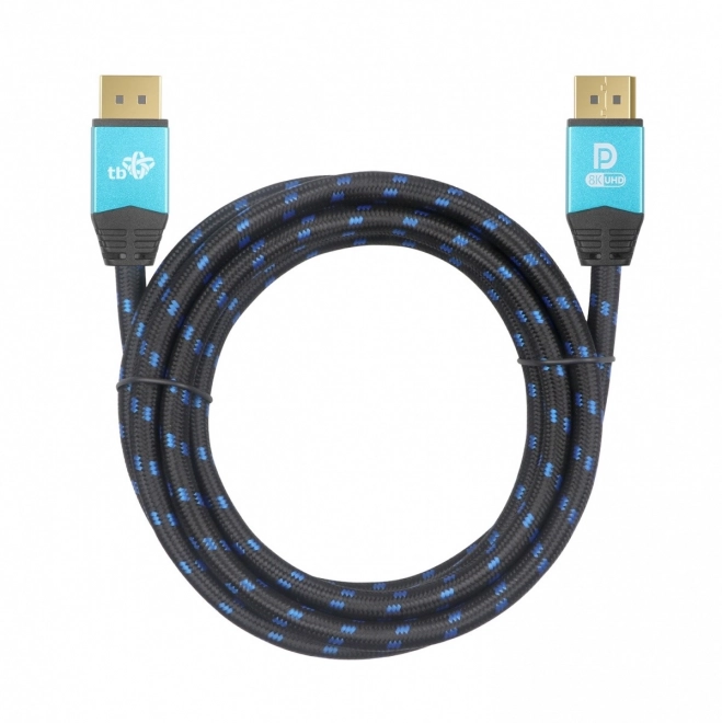 DisplayPort kabel 8K UHD z modrimi konektorji 2 m