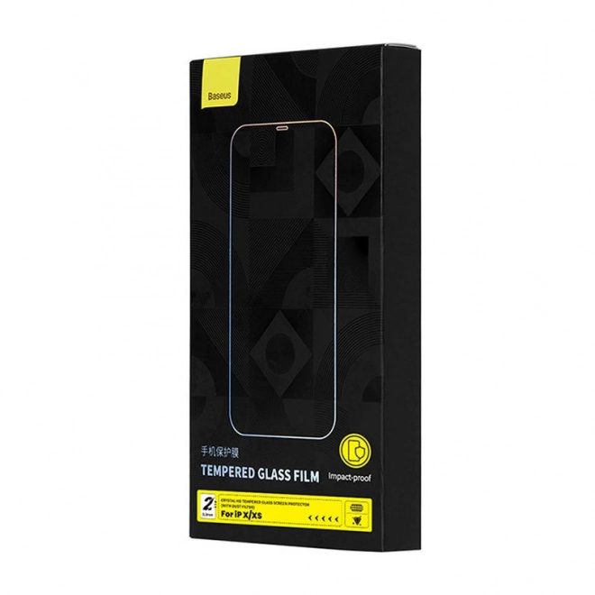 Baseus kristalno kaljeno steklo 0,3 mm za iPhone X/XS