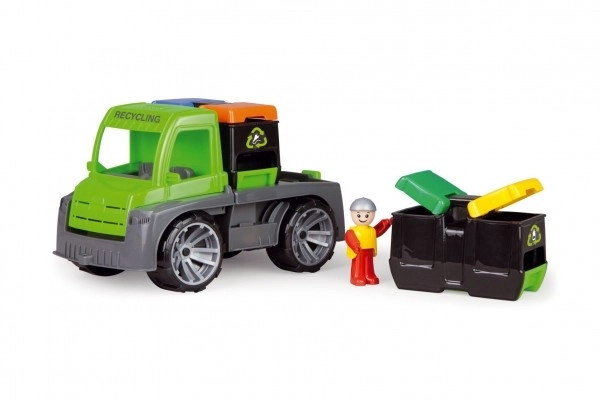 Auto Truxx tovornjak s kontejnerji z figurico plast 28cm v škatli 39x16x22cm 24m+