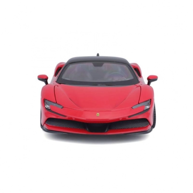 Bburago 1:24 Ferrari Top SF90 Stradale Rdeč