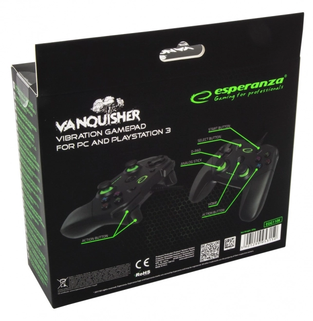 Gamepad pro PC in PS3 Vanquisher