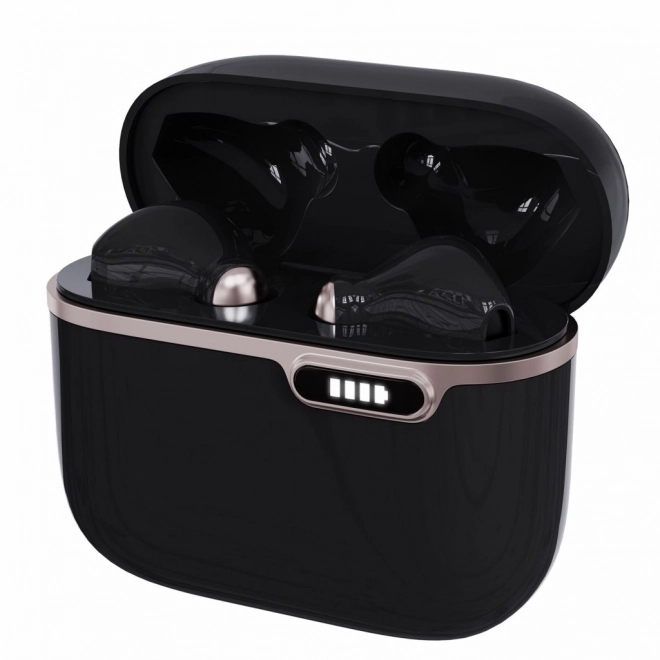 Bluetooth slušalke s HQ mikrofonom TWS (USB-C) črne