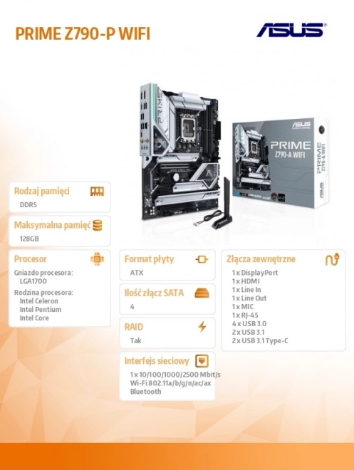 Matična plošča Asus PRIME Z790-P WiFi