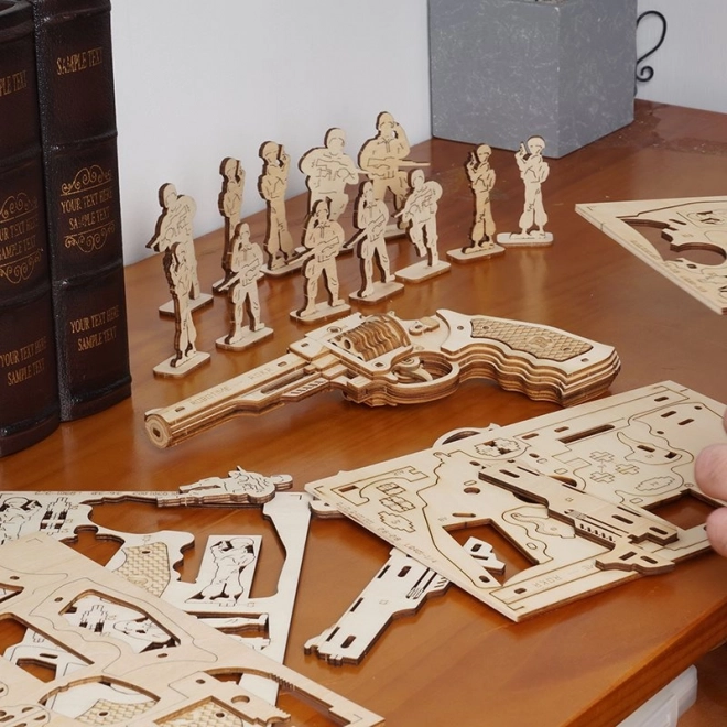RoboTime 3D les puzzle za sestavljanje Revolver Corsac