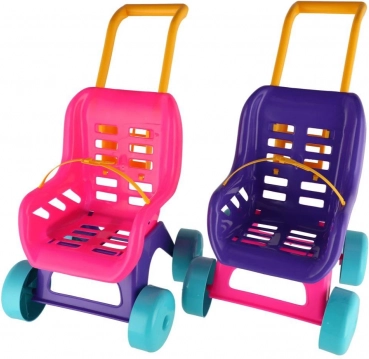 Teddies voziček za punčke Buggy Sport rožnato‑vijoličen