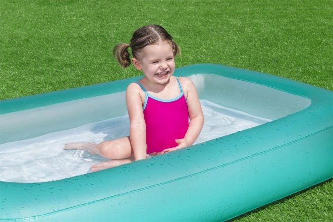 BESTWAY Pravokoten otroški napihljiv bazen 2+ 165x104x25cm + napihljivo dno