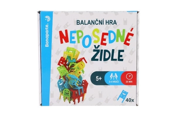Nemirne stole - balance igra za otroke