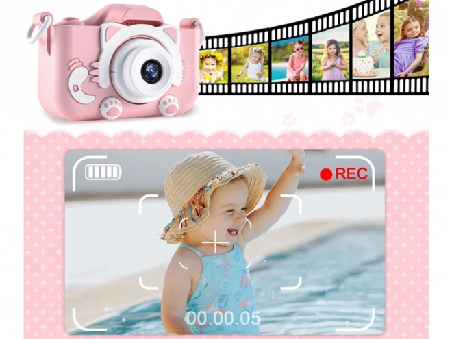 Digitalni fotoaparat za otroke v obliki mucke