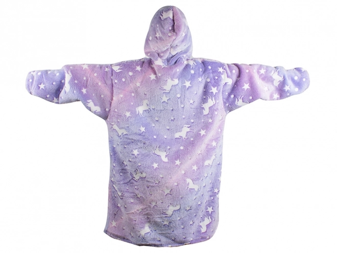 Topla oversize odeja s puhastim flisom