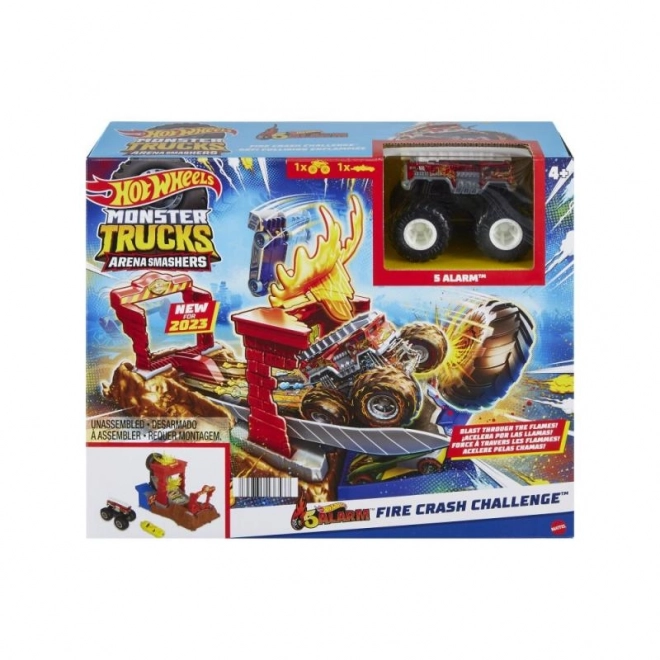 Hot Wheels Monster tovornjak aréna - dirkalni izziv igralni set HNB87 – HW Tiger Shark