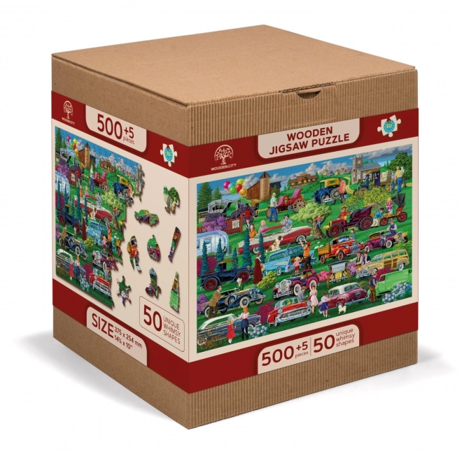 Lesena sestavljanka WOODEN CITY Veterani 2v1