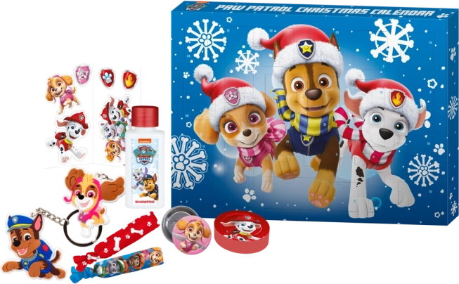 Adventni kozmetični koledar za otroke Tačke na patrulji